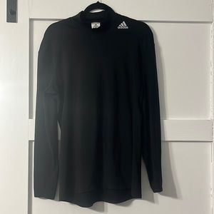 Adidas Techfit Black Mock Turtleneck Long Sleeve Size 2X
